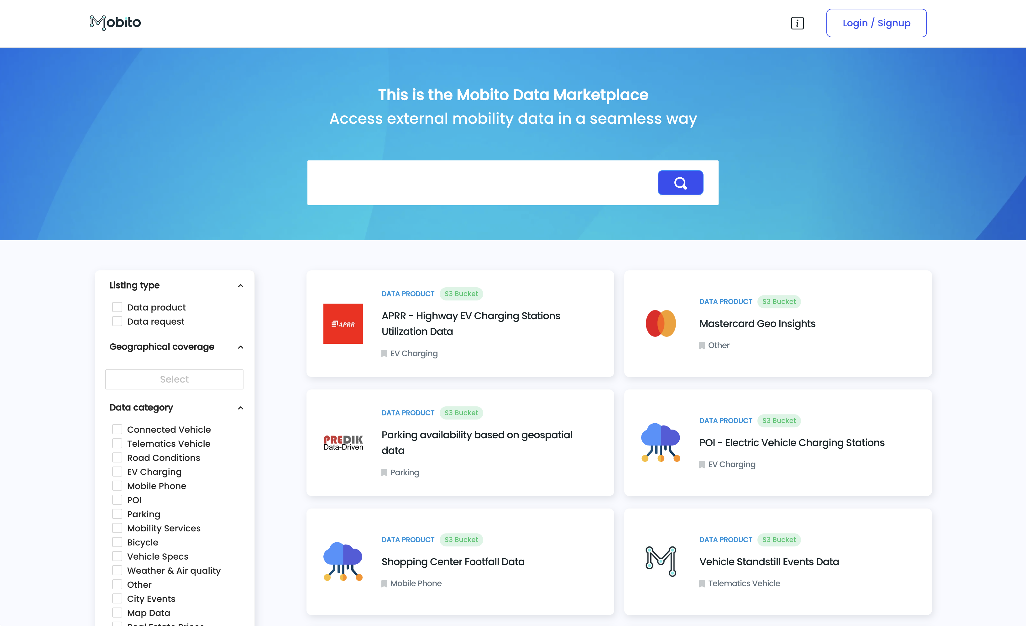Mobito Data Marketplace